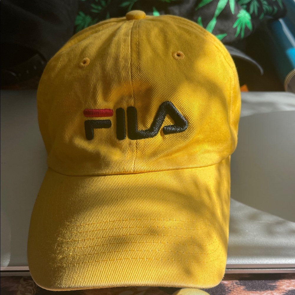 Fila Bright Yellow Baseball Cap
